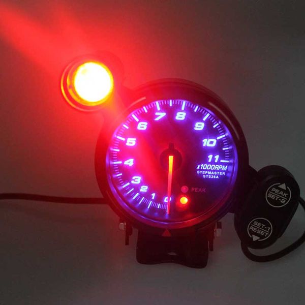 

new universal 3.75 inch car tachometer tachometer blue led light gauges