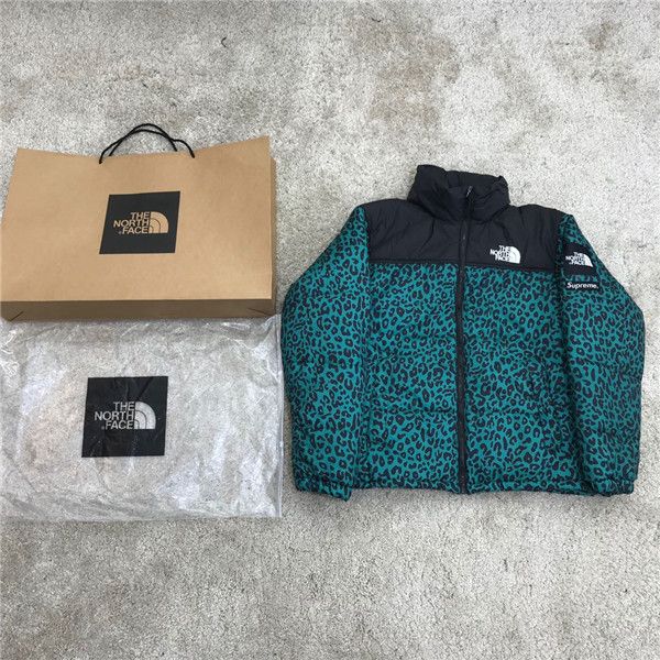 

19fw new the north sup collaborated leopard print cotton windbreaker coat men women outdoor streetwear sweatshirt jackets, Blue;black