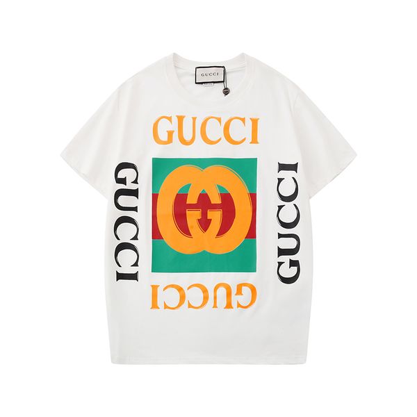 

fashion luxury mens designer t shirts cotton short sleeves printed t shirt men men women hip hop tees, White