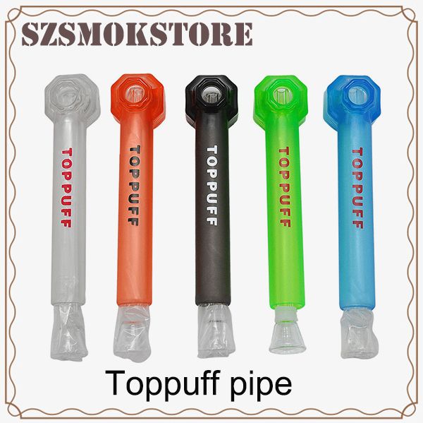 

TOPPUFF top puff Акриловый бонг Портативный винт на водопроводной трубе Стекло для кальяна Курение табака Держатель травы Моментальный винтНа кальян FreeDHL 0266249-1