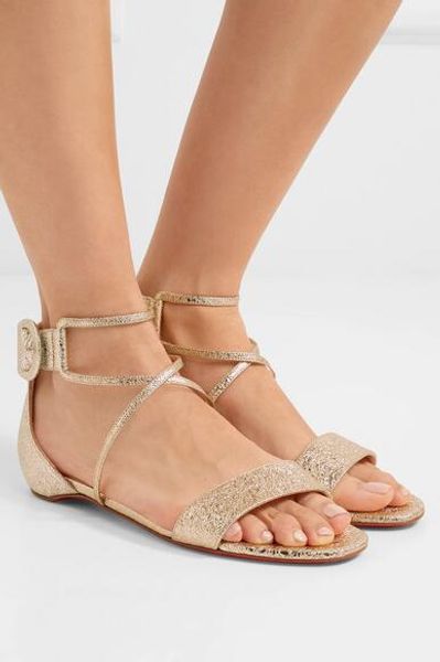 

summer sandals choca crisscross straps women red bottom sandal lady beach luxury summer gladiator sandals ing, Black