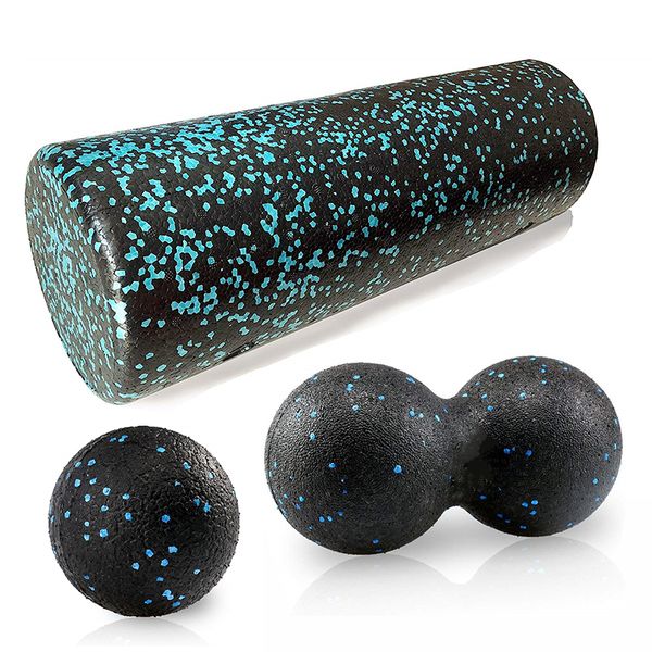 ?? EPP Yoga Foam Roller Fitness Massage Ball Set Peanut