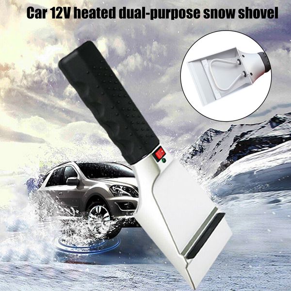 

12v electric heated scraper snow removal car truck windshield defrost tool dxy88