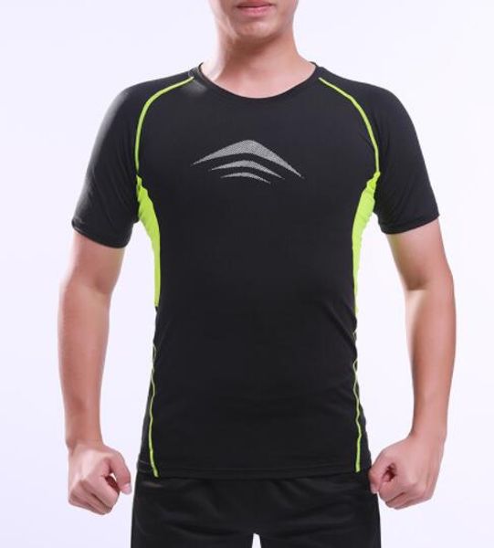 

fitness suit men's autumn winter tights gym morning running pace football sports bottoming shirt yoga fitness suit sports soccer jersey, Black