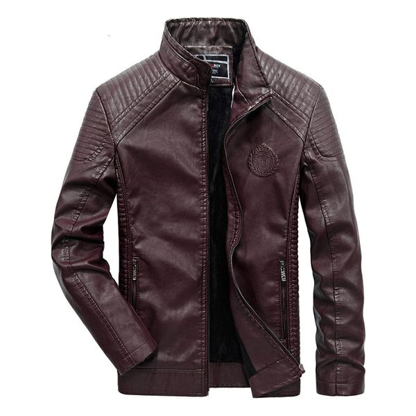 

основные пальто основные куртки бомбардировщик куртки кожа весте homme ветровка одежда deri ceket мото байкер толстые застежки-молнии pu, Black