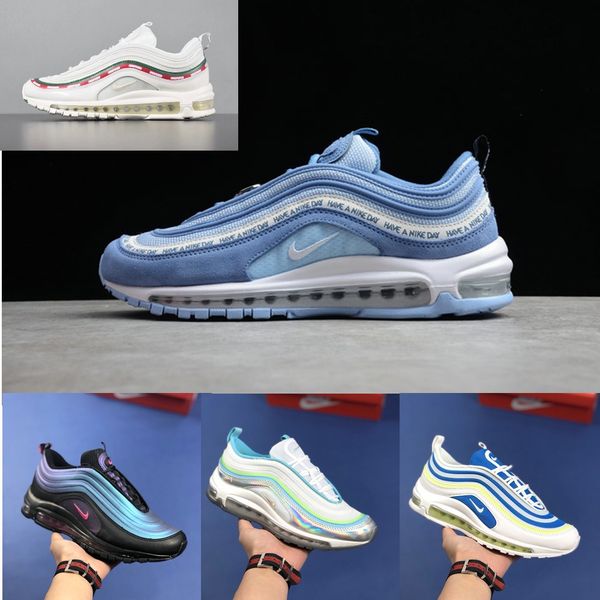

quality off undefeated 97 black white la er 3m chameleon de igner neaker men and women air port running hoe 270 720 trainer