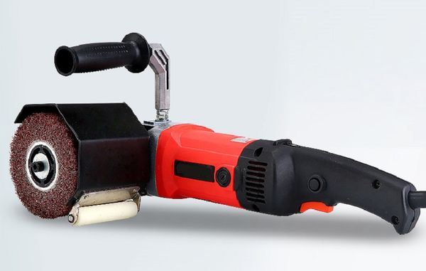 

new 220v 2100w electric metal wire drawing machine portable polishing machine for stainless steel polishing treatment