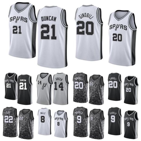 

men basketball san antonio spurs 21 duncan 20 ginobili 9 parker black swingman sleeveless jersey pant, Black;red