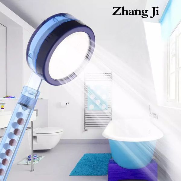

zhangji высокого давления spa насадка для душа фильтра шары витамин c замена съемные синий душ экономии воды здоровые душевыми