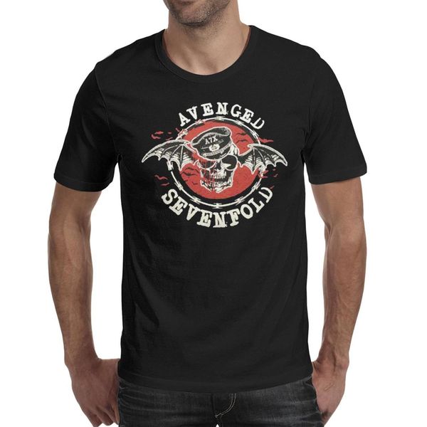 

2019 final champions avenged sevenfold deathbat skull logo blackmens t shirt,shirts,t shirts,tee shirts printing personalised vintage make, White;black