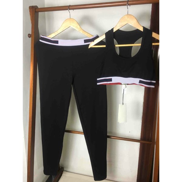 

womens jogger yoga suits fashion stylist letters string vest & sweatpant outdoor womens two pieces outfits tight leggings womans tracksuits, Gray