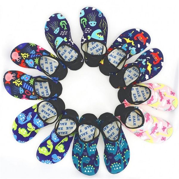 

unicorn kids swimming shoe beach anti-skid shoe quick dry shoes kids sport anti-slip swimming pool beach dinosaur swimming shoes dhl fj197, Black