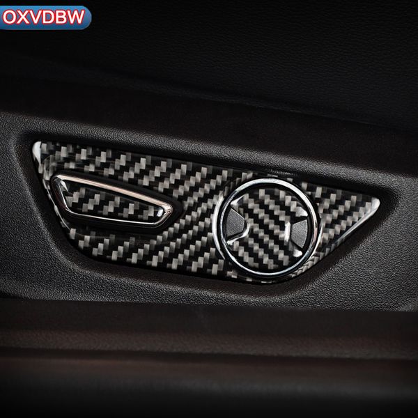2019 Carbon Fiber Interior Trim Seat Adjustment Panel Decorative For Ford Mustang Accessories Car Stickers Car Styling 2015 2016 2017 2018 2019 From