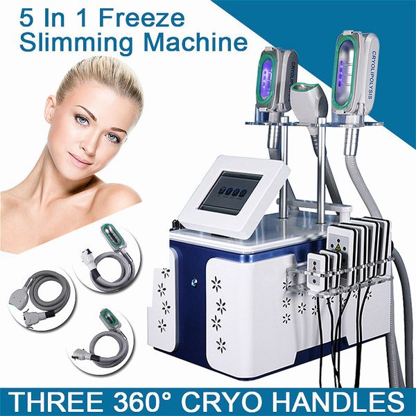 

3 cryo handles e fat cryolipolysis fat ing cryo shape cool body sculpting vacuum body shape machine with 360Â° double chin handle
