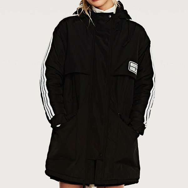 

women's down & parkas 2021 winter women jacket thick warm lambswool coat loose long plus size female cotton outwear slim wild jackets b, Black