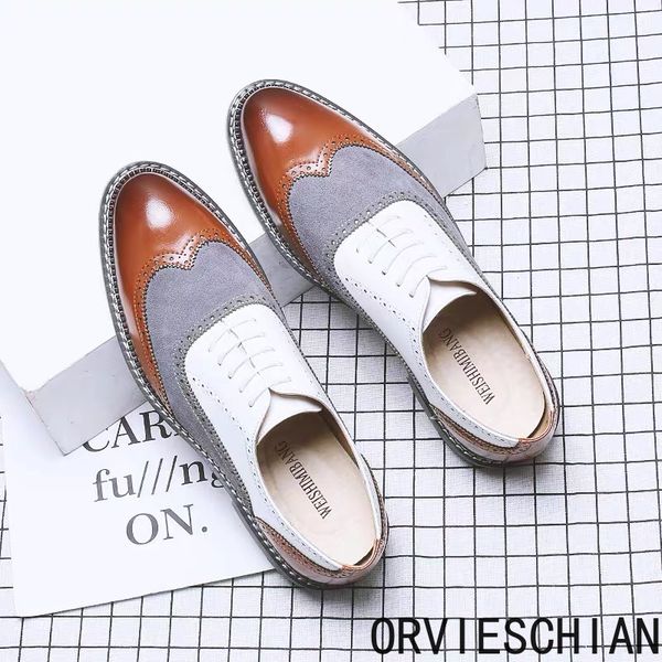 

2020 designers quality king size cross-block spicy sharpening business leisure leather shoes men's korean carving, Black