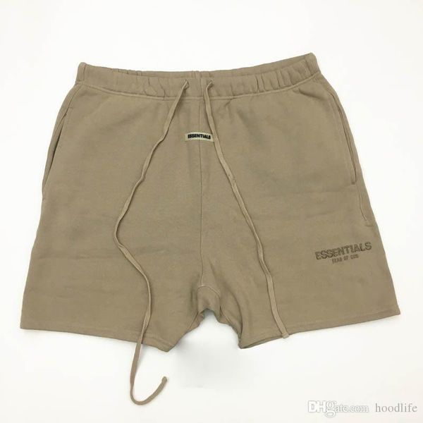 

19ss trend reflective shorts vintage street elastic waist outdoor short pants sport loose casual shorts hfymkz170, Black
