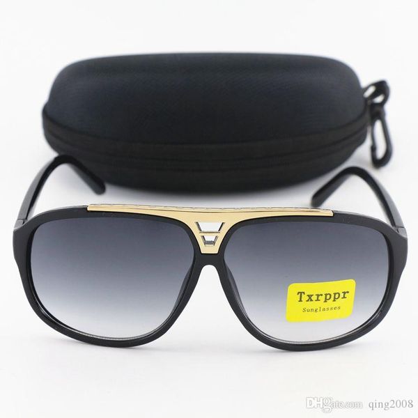 

new mens womens brand sunglasses designer polished black gold frame 62mm sport sun glasses eyewear come with box, White;black