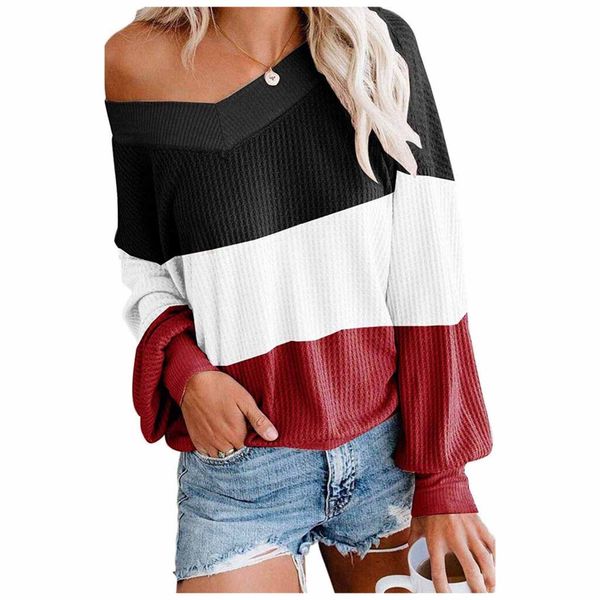 

womens designer sweater gradient for girls v-neck sweater new fashion style 2019 autumn 4 colors size s-2xl college, White;black