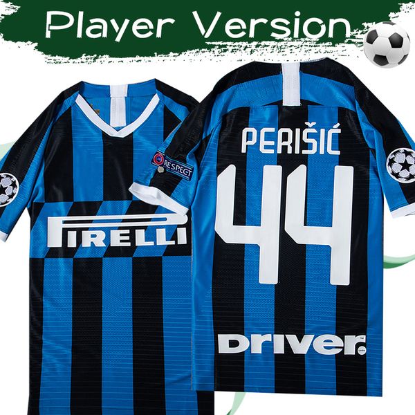 

size s-3xl player version 2020 inter home soccer jersey #9 lukaku #10 lautaro football shirt 19 20 #37 skriniar soccer uniform sales, Black;yellow