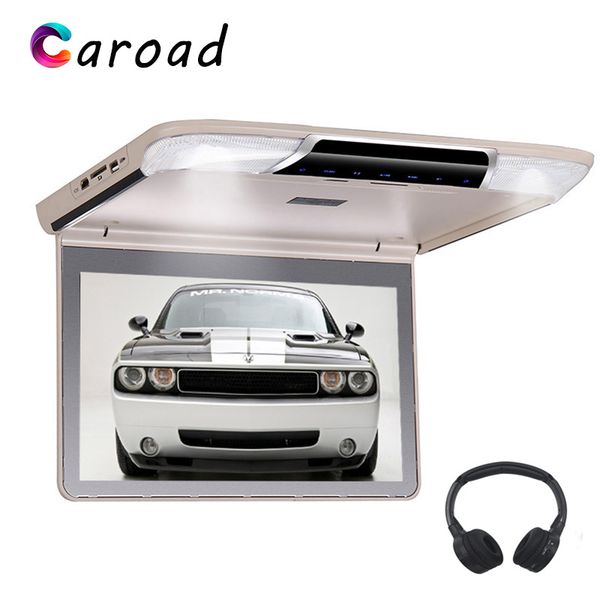 

mp5 player 11.6 inch fhd 1080p foof mount monitor built-in two dome lights support hdmi usb sd ir/fm transmitter car display