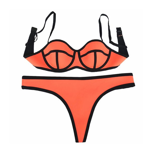 

2020 new summer split ladies bikini suit sling swimsuit fashion trend ladies swimwear bikini, White;black