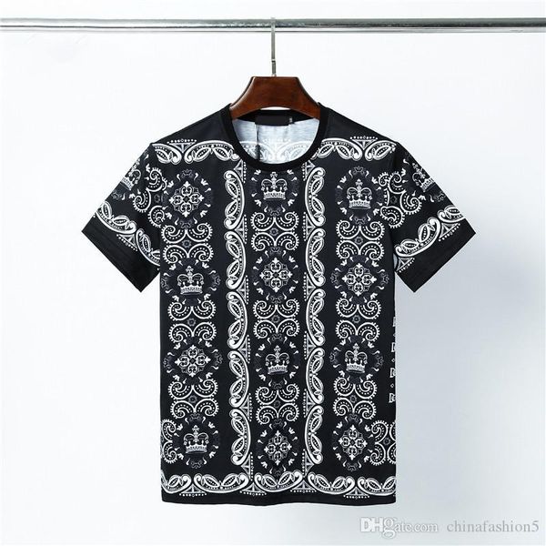 

2020 summer mens women shirt letter print round nec short sleeve t shirt black white fashion men's t-shirt m-xxxl