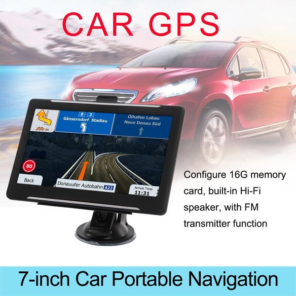 

7-inch car gps portable navigator 256-8gb hd capacitive display gps satellite navigation with global map
