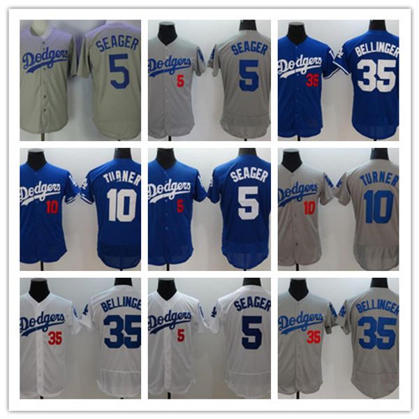 

los angeles 5 corey seager clayton kershaw 35 cody bellinger 21 walker buehler 42 jackie robinson 14 enrique hernandez baseball stitched, Blue;black