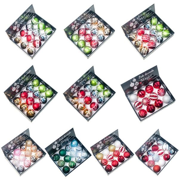 

12pcs 8cm christmas balls party baubles xmas tree decoration hanging ornament xmas home party decor new year gift
