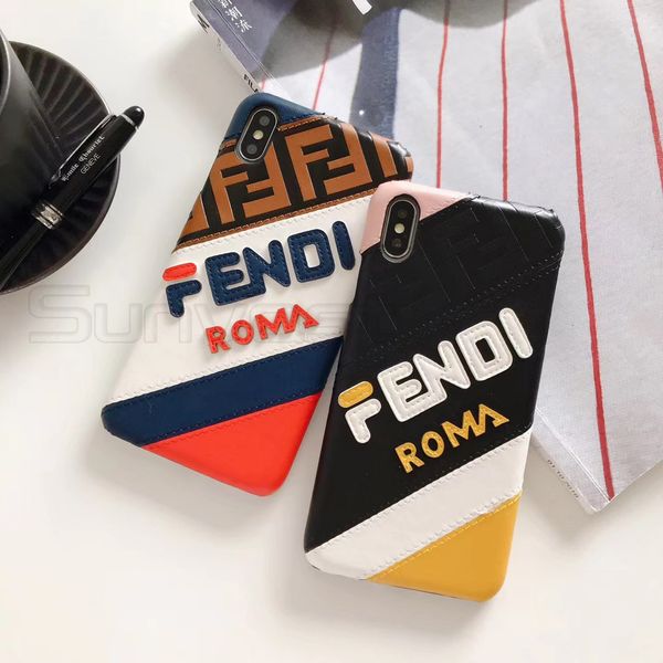 

Чехол для телефона из смешанного цвета, сшитый, сшитый, модный чехол для телефона