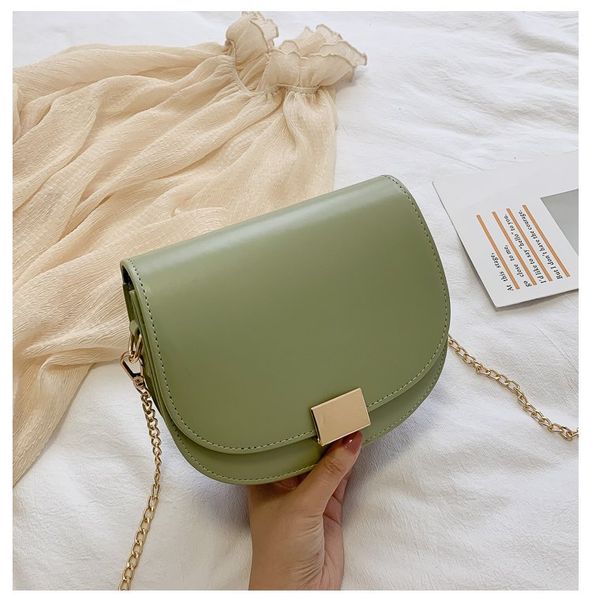 

2020 дамы новая мода весна сумка дикий мини круглый сумки на ремне большой емкости сплошной цвет плеча