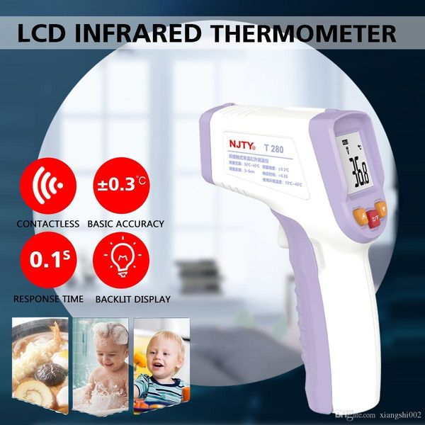 

digital baby thermometer infrared for milk water room medical pacifier fever body thermometer non contact baby care*