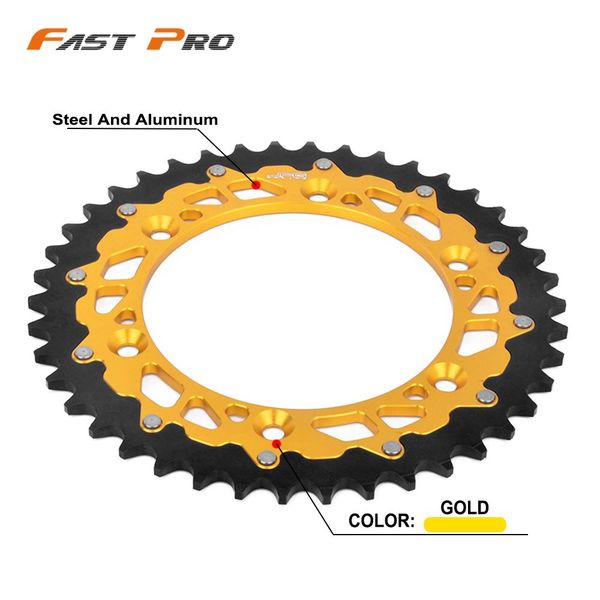 

motorcycle 42t 47t 48t 49t 50t 51t chain sprocket for tsr dr drz rm rmx 125 200 250 350 400 450 tsr125 dr250 rm125