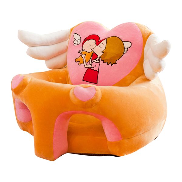

cartoon baby toddler learn to sit fold sofa chairs armchair cover