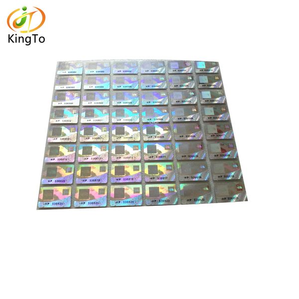 

color changing holographic sticker custom adhesive vinyl packaging sticker with continuation code