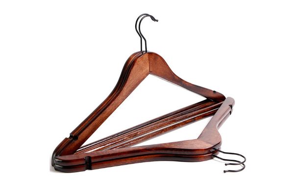 

cherry color antique black hook round head men and women hangers antique wooden hangers 44.5*22.5*1.2cm