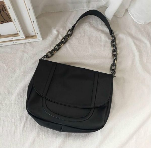 

дизайнер женский личность цепи повседневная сумка плеча роскошные ретро crossbody сумка женщин большой емкости негабаритные сумки / 5