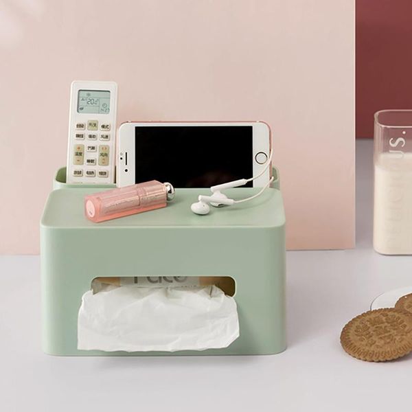 

2020 new 2019 new desktissue box living room coffee table plastic paper towel storage box #nn11
