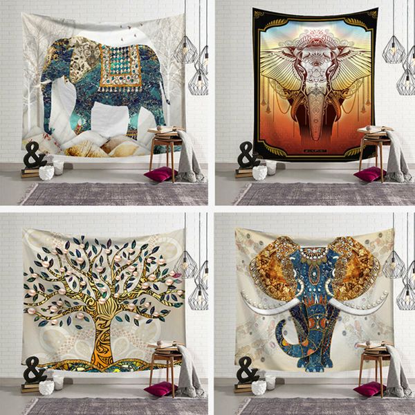 

bohemian слон гобелен гобелен гобелен mandala хиппи gypsy покрывало бросьте bohemian обложка общежитие декор бросьте mat