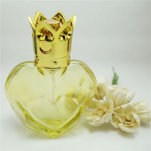 

storage bottles & jars 50pcs 6colors empty perfume with heart shape fragrance atomizer spray refillable bottle series of six