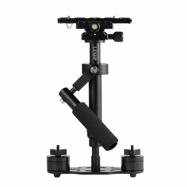 

leshp adjustable mini handheld stabilizer with quick release plate 1/4" screw durable heavy duty stabilizer for dslr camera
