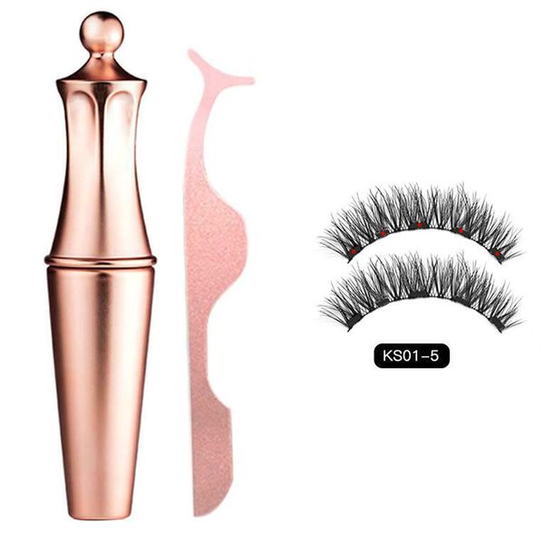 

charming party magnetic make up kit women false eyelashes extension gift cosmetic fluffy eyeliner reusable curly
