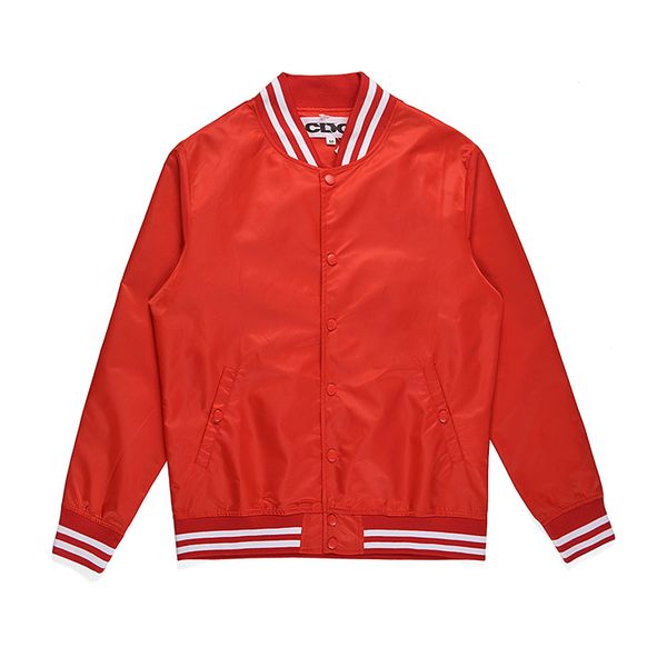 

black jacket holiday heart emoji play japanese face pack baseball uniform male and female pilots love couples dress jacket, Black;red