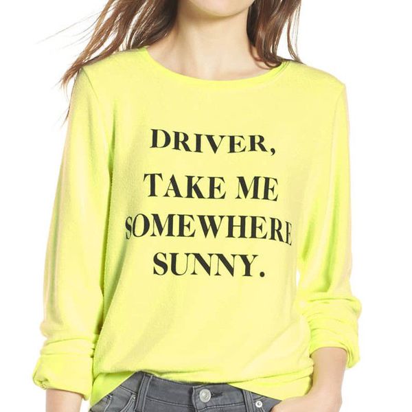 

Driver Take Me Somewhere Sunny Long sleeve Sweatshirt Pullover
