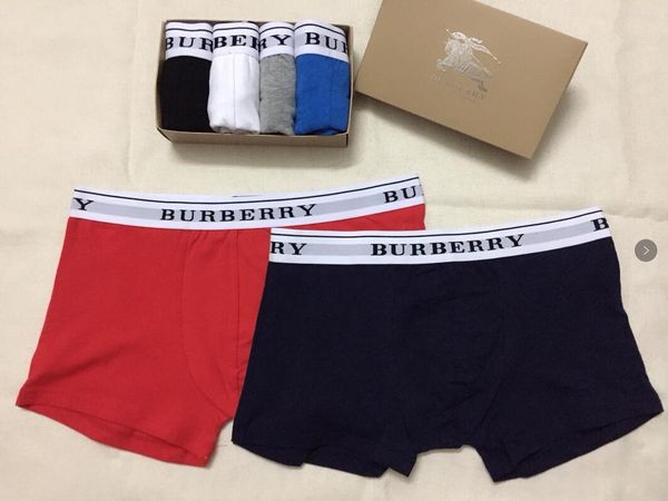 

with box]brand panties luxury knickers breathable men underwears soft mens boxers brief letter underpants for mens shorts boxer a02, Black;white