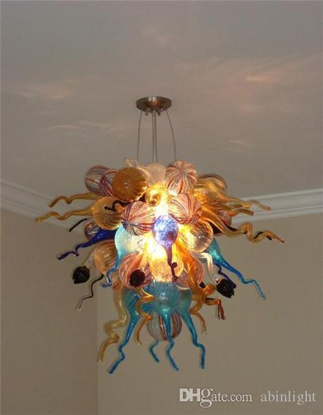 

european style murano glass ceiling chandeliers ce/ul certificate home decoration led pendant lamps