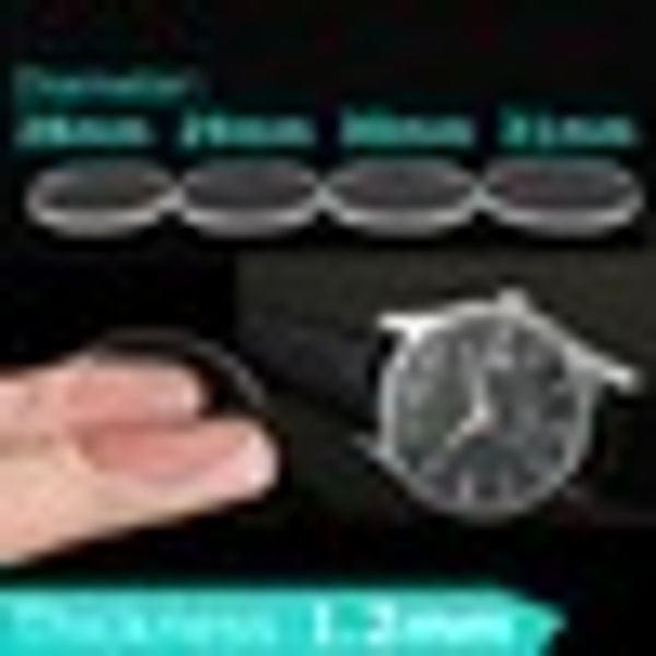 

1pcs 1.2mm thick flat sapphire watch glass anti-scratch transparent round crystal glass part for watch repair size 28/29/30/31mm