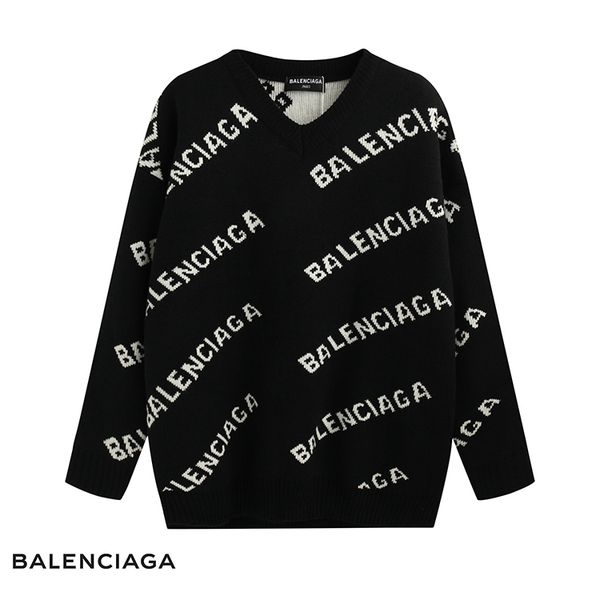 

New de ign luxury brand black weater fa hion long leeve alphabet printing autumn winter men 039 ca hmere weater delivery lg10