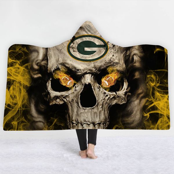 

skull horror dreamcatcher collection hooded blanket sherpa fleece wearable plush throw blanket on bed sofa thick warm b94
